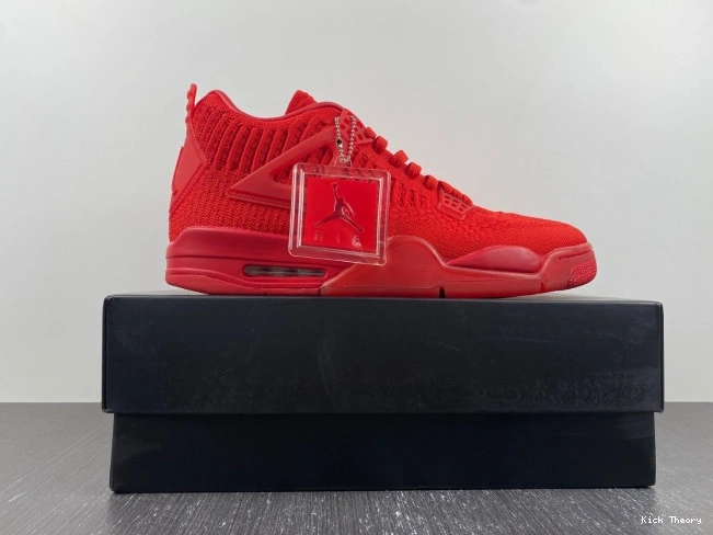 Kicked Out Shoe Store 4 Flyknit Red Retro Jordan AQ3559-600 0729